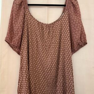 Floral Patterned Women's Top